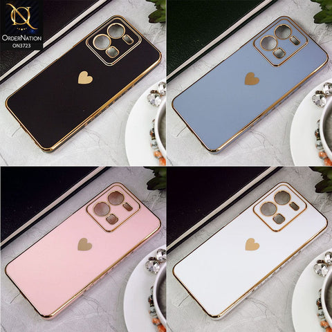 Oppo A77 4G Cover - White - New Electroplating Borders  Camera Protection Soft Silicon Case