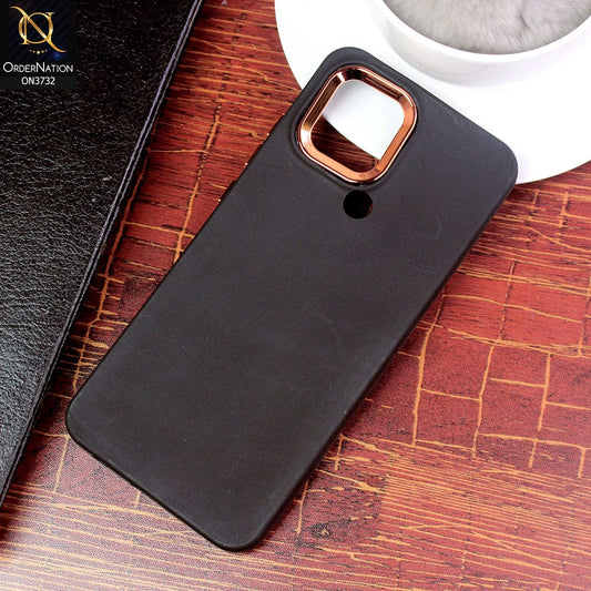 Xiaomi Poco C50 Cover - Black - Electroplated Camera Border Soft Silicon Case