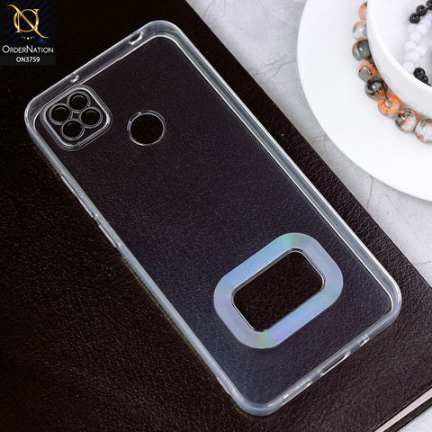 Xiaomi Redmi 9C Cover - Transparent - Logo Hole Camera Lense Protection Soft Silicon Transparent Case