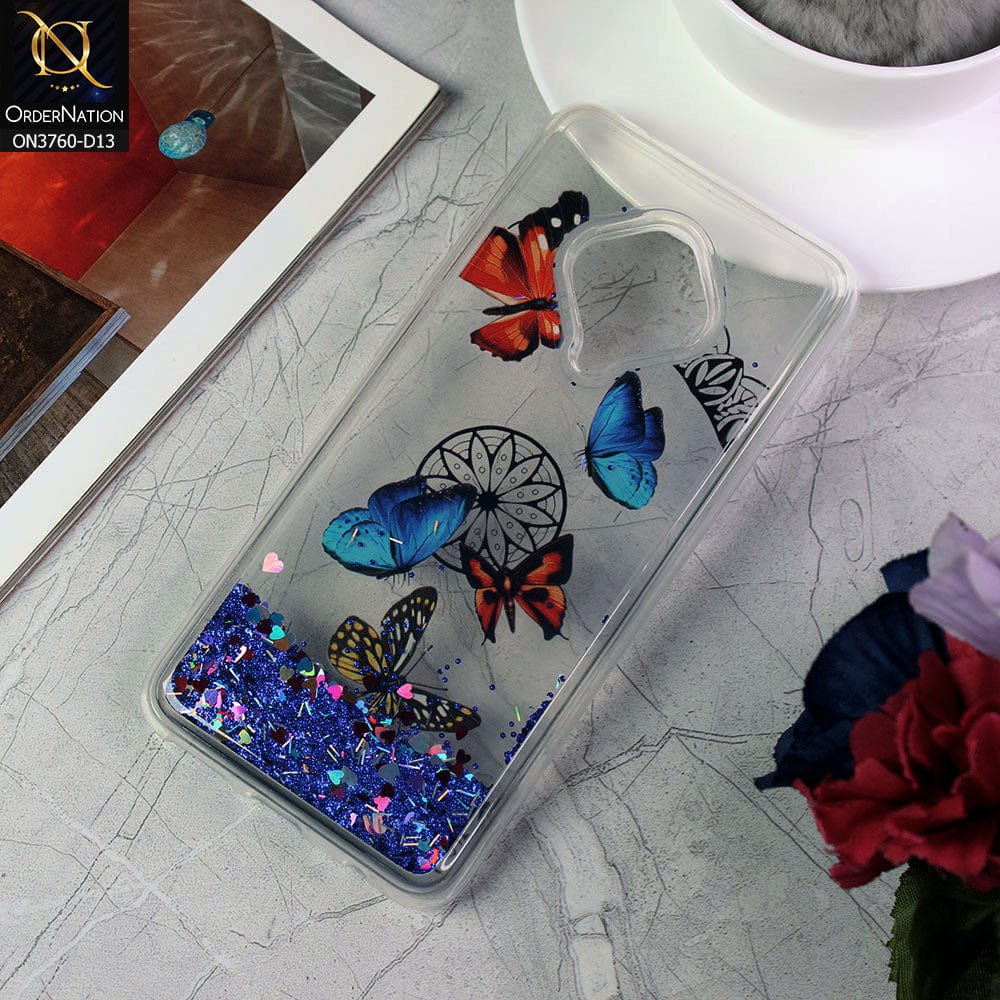 Vivo Y51 (2020 September) Cover - Design 13 - Soft Silicone Bling Sparkle Moving  Liquid Glitter Case