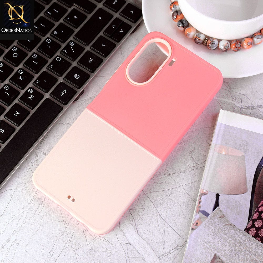 Vivo Y02s Cover - Design 3 - New Hybrid Style Dual Pc + Tpu Protective Case