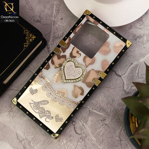 Infinix Note 30 Pro Cover - Design2 - Heart Bling Diamond Glitter Soft TPU Trunk Case With Ring Holder