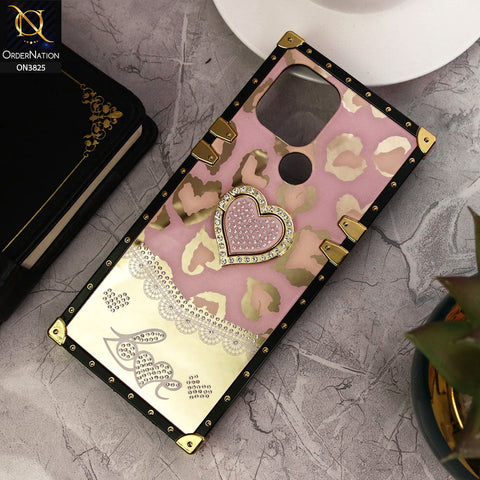 Xiaomi Redmi A2 Plus Cover - Design 1 - Heart Bling Diamond Glitter Soft TPU Trunk Case With Ring Holder