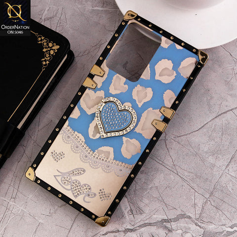 Vivo Y11 2023 Cover - Design4 - Heart Bling Diamond Glitter Soft TPU Trunk Case With Ring Holder