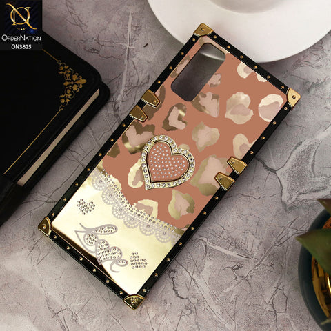 Vivo Y20 Cover - Design5 -Heart Bling Diamond Glitter Soft TPU Trunk Case With Ring Holder
