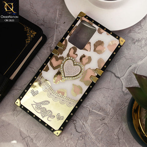 Vivo Y21e Cover - Design2 - Heart Bling Diamond Glitter Soft TPU Trunk Case With Ring Holder