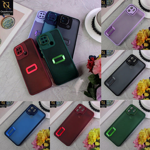 Xiaomi Redmi 10C Cover - Light Purple - New Crystal CD Crome Case With Electroplating Camera Ring Soft Silicone Case