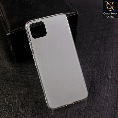 Google Pixel 4 - All New Soft Silicone  Semi Transparent Round Borders Case