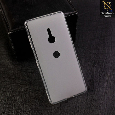 Sony Xperia Z3 - All New Soft Silicone  Semi Transparent Round Borders Case