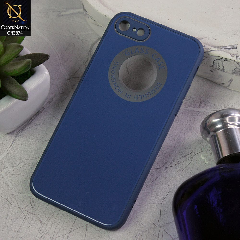 iPhone 8 / 7  Cover - Design 7  - New Shine Soft Borders Camera Bumper Protection Glossy Logo Hole Case