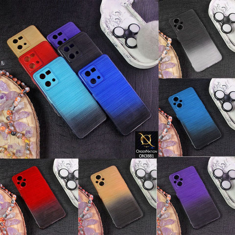 Vivo Y20s Cover - Design 2 - All New Stylish Dual Color Soft Silicone Protective Case