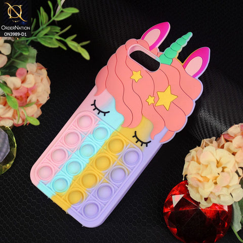 iPhone 6S / 6 Cover - Design 1 - 3D Cute Cartoon POP It Bubble Relieve Stress Soft Case