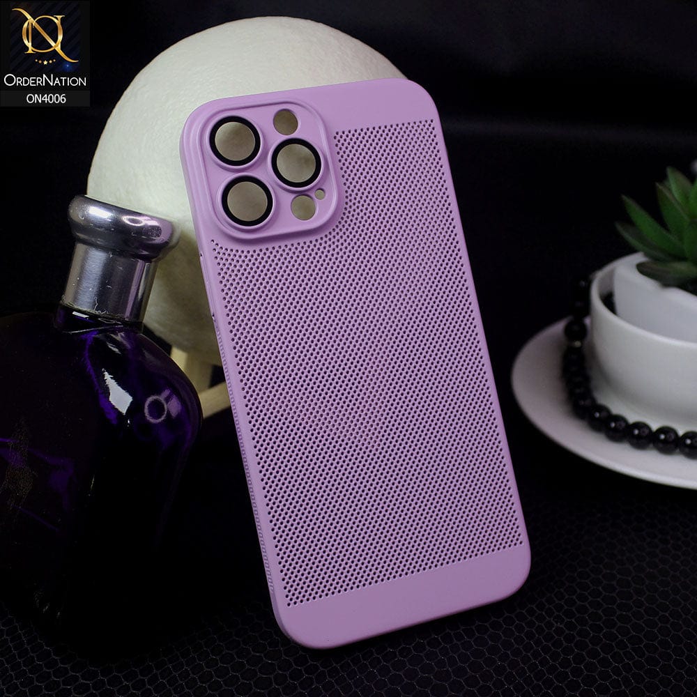 iPhone 12 Pro Max Cover - Light Purple - New Premium Line Protective Camera Lense Protection Case