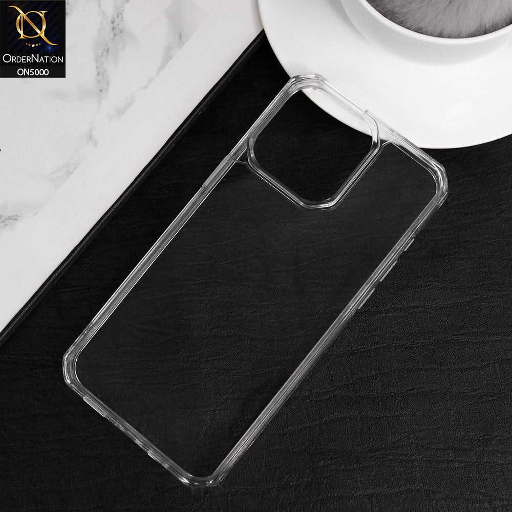 iPhone 15 Pro Cover - Transparent - High Quality Case Completely Clear and Scratch - Resistant Phone Soft Case