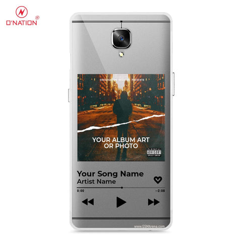 OnePlus 3 Cover - Personalised Album Art Series - 4 Designs - Clear Phone Case - Soft Silicon Borders