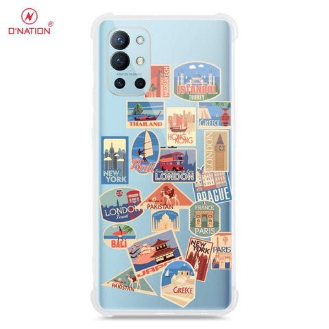 OnePlus 9R Cover - Personalised Boarding Pass Ticket Series - 5 Designs - Clear Phone Case - Soft Silicon Borders