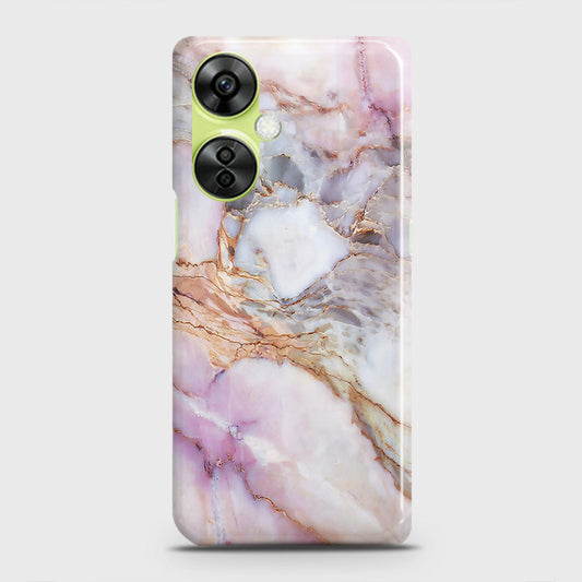 OnePlus Nord CE 3 Lite Cover - Violet Sky Marble Trendy Printed Hard Case with Life Time Colors Guarantee