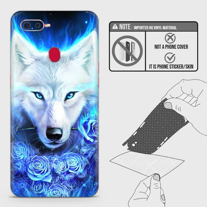 Realme 2 Pro Back Skin - Design 2 - Vintage Galaxy Wolf Skin Wrap Back Sticker