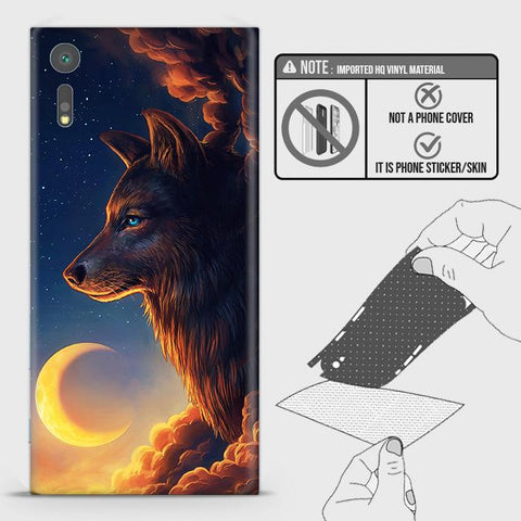 Sony Xperia XZS Back Skin - Design 5 - Mighty Wolf Skin Wrap Back Sticker