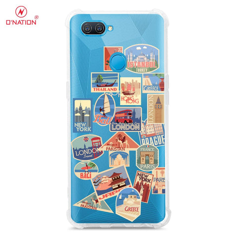 Oppo A12 Cover - Personalised Boarding Pass Ticket Series - 5 Designs - Clear Phone Case - Soft Silicon Borders