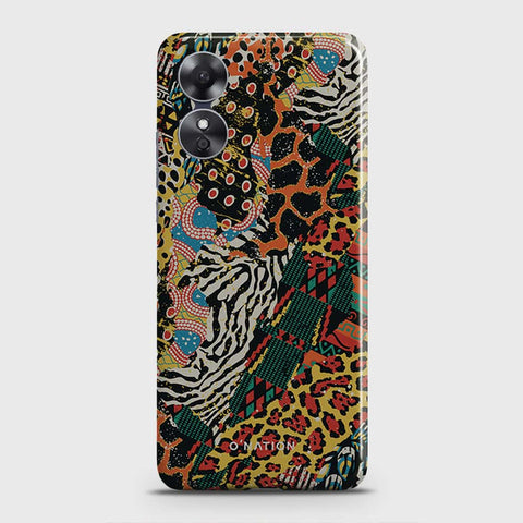 Oppo A17  Cover - Bold Dots Series - Matte Finish - Snap On Hard Case with LifeTime Colors Guarantee
