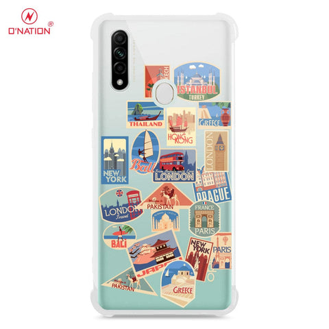 Oppo A31 Cover - Personalised Boarding Pass Ticket Series - 5 Designs - Clear Phone Case - Soft Silicon Borders