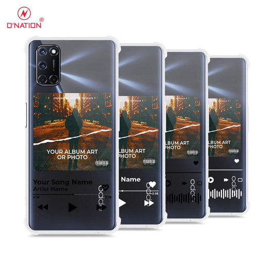 Oppo A72 Cover - Personalised Album Art Series - 4 Designs - Clear Phone Case - Soft Silicon Borders
