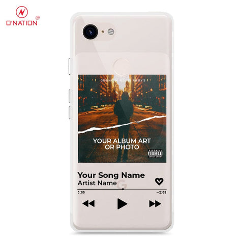 Google Pixel 3 Cover - Personalised Album Art Series - 4 Designs - Clear Phone Case - Soft Silicon Borders