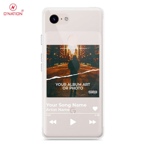 Google Pixel 3 Cover - Personalised Album Art Series - 4 Designs - Clear Phone Case - Soft Silicon Borders