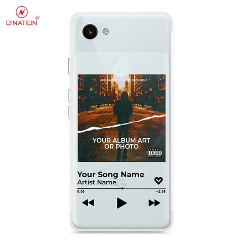 Google Pixel 3a XL Cover - Personalised Album Art Series - 4 Designs - Clear Phone Case - Soft Silicon Borders