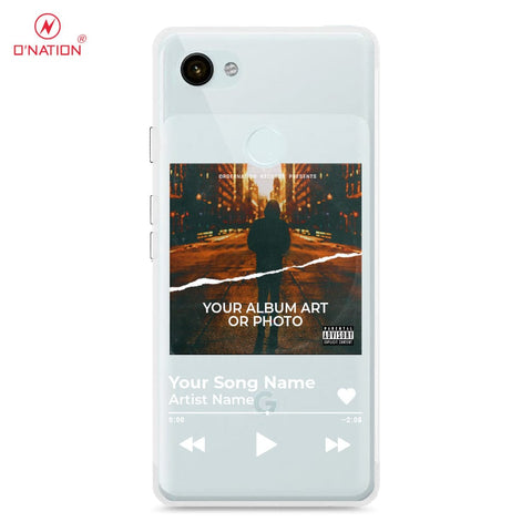 Google Pixel 3a XL Cover - Personalised Album Art Series - 4 Designs - Clear Phone Case - Soft Silicon Borders