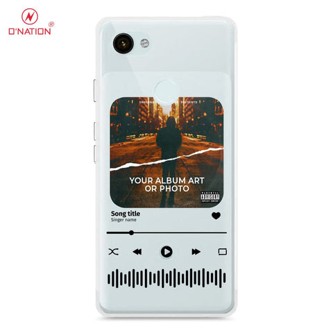 Google Pixel 3a XL Cover - Personalised Album Art Series - 4 Designs - Clear Phone Case - Soft Silicon Borders