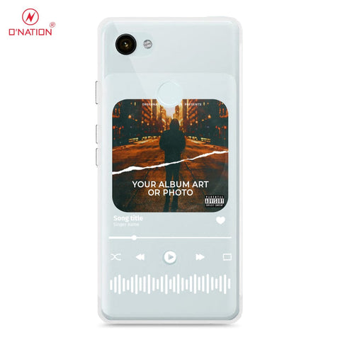 Google Pixel 3a XL Cover - Personalised Album Art Series - 4 Designs - Clear Phone Case - Soft Silicon Borders