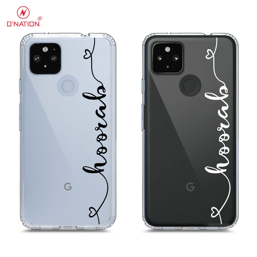 Google Pixel 4a 5G Cover Personalised Name Series 8 Designs