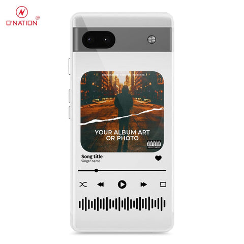 Google Pixel 6a Cover - Personalised Album Art Series - 4 Designs - Clear Phone Case - Soft Silicon Borders