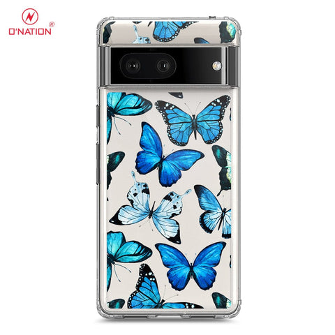 Google Pixel 7 Cover - O'Nation Butterfly Dreams Series - 9 Designs - Clear Phone Case - Soft Silicon Borders