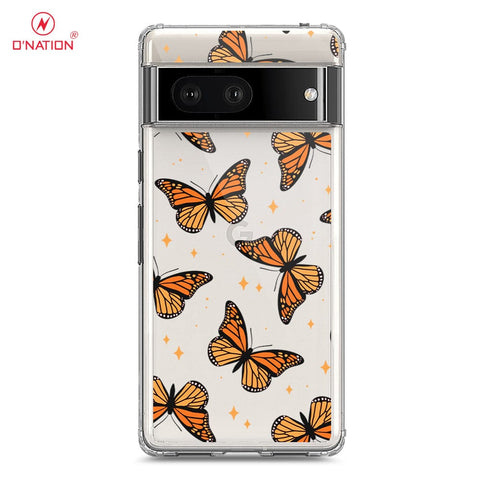 Google Pixel 7 Cover - O'Nation Butterfly Dreams Series - 9 Designs - Clear Phone Case - Soft Silicon Borders