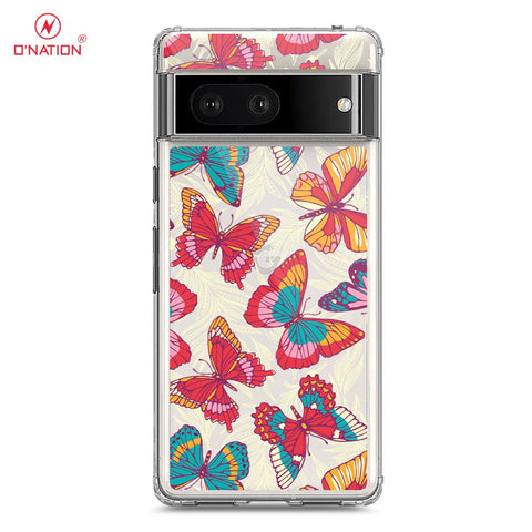 Google Pixel 7 Cover - O'Nation Butterfly Dreams Series - 9 Designs - Clear Phone Case - Soft Silicon Borders