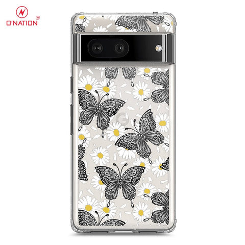 Google Pixel 7 Cover - O'Nation Butterfly Dreams Series - 9 Designs - Clear Phone Case - Soft Silicon Borders