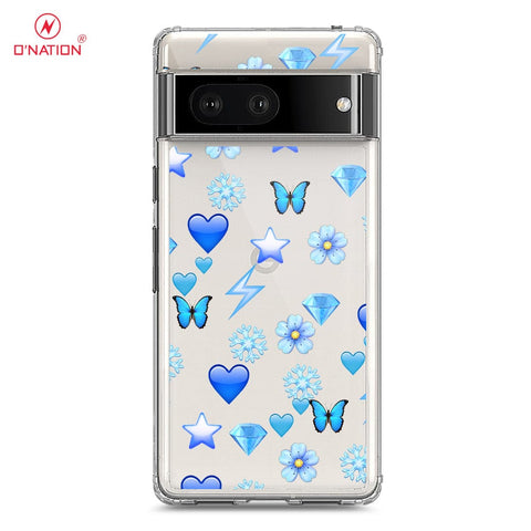 Google Pixel 7 Cover - O'Nation Butterfly Dreams Series - 9 Designs - Clear Phone Case - Soft Silicon Borders