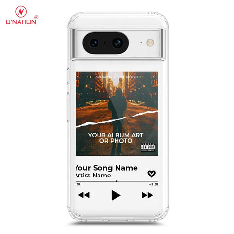 Google Pixel 8 Cover - Personalised Album Art Series - 4 Designs - Clear Phone Case - Soft Silicon Borders