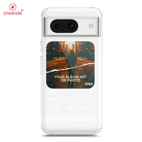 Google Pixel 8 Cover - Personalised Album Art Series - 4 Designs - Clear Phone Case - Soft Silicon Borders