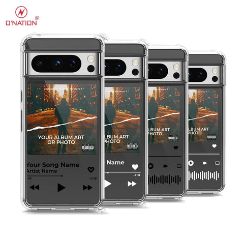 Google Pixel 8 Pro Cover - Personalised Album Art Series - 4 Designs - Clear Phone Case - Soft Silicon Borders