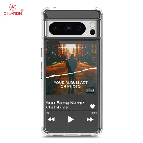 Google Pixel 8 Pro Cover - Personalised Album Art Series - 4 Designs - Clear Phone Case - Soft Silicon Borders