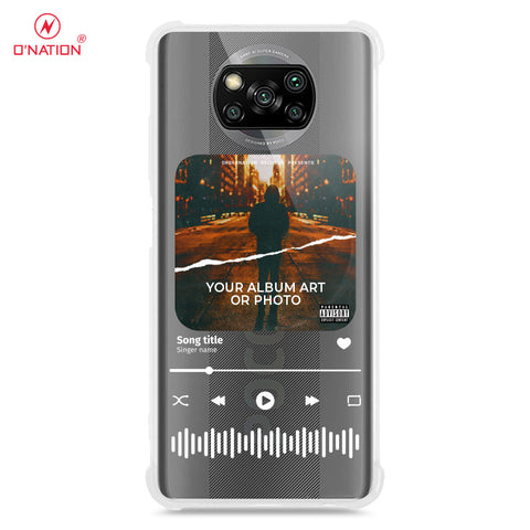 Xiaomi Poco X3 Cover - Personalised Album Art Series - 4 Designs - Clear Phone Case - Soft Silicon Borders