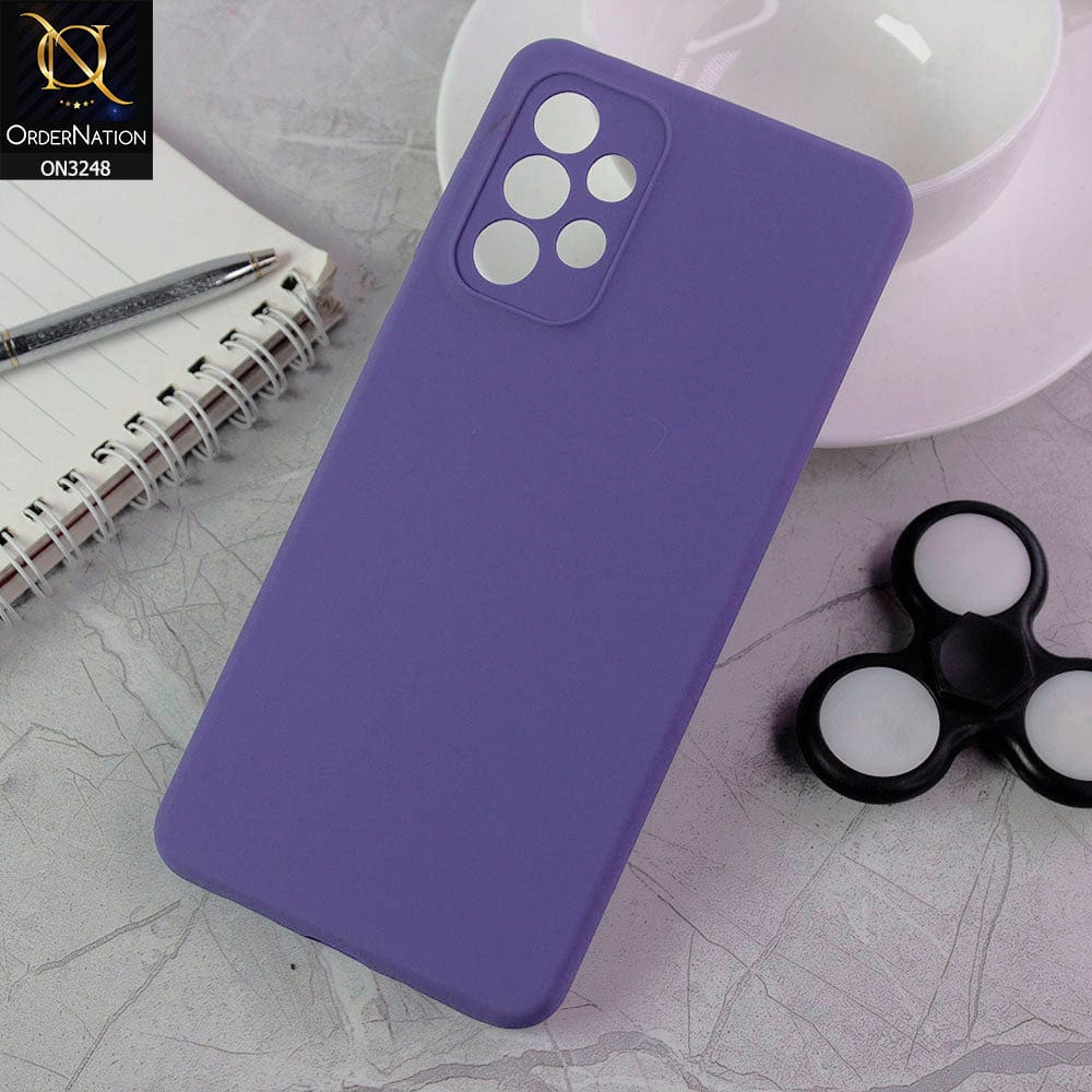 Samsung Galaxy A73 5G Cover - Purple - New Stylish Soft Candy Colors Case