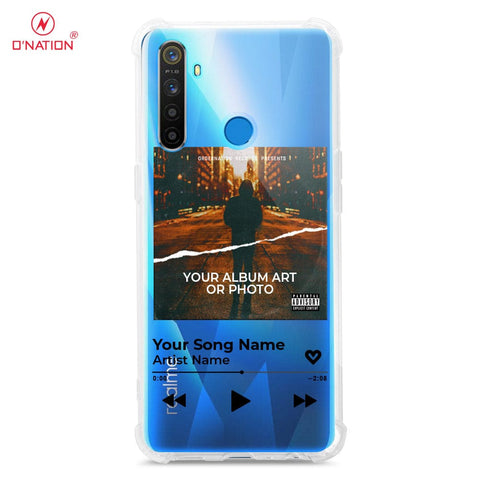 Realme 5 Cover - Personalised Album Art Series - 4 Designs - Clear Phone Case - Soft Silicon Borders