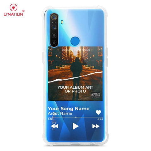 Realme 5 Cover - Personalised Album Art Series - 4 Designs - Clear Phone Case - Soft Silicon Borders