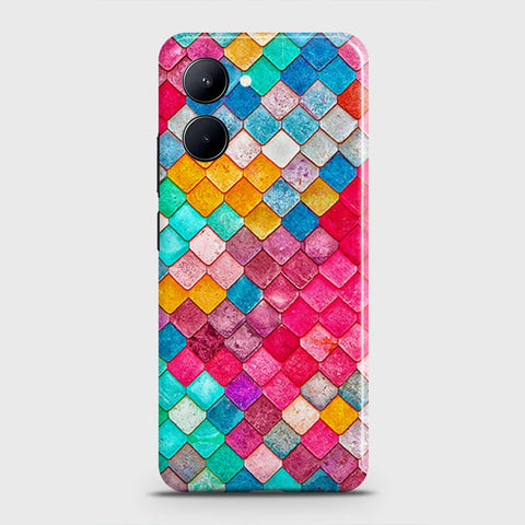 Realme C33 Cover - Chic Colorful Mermaid Printed Hard Case with Life Time Colors Guarantee