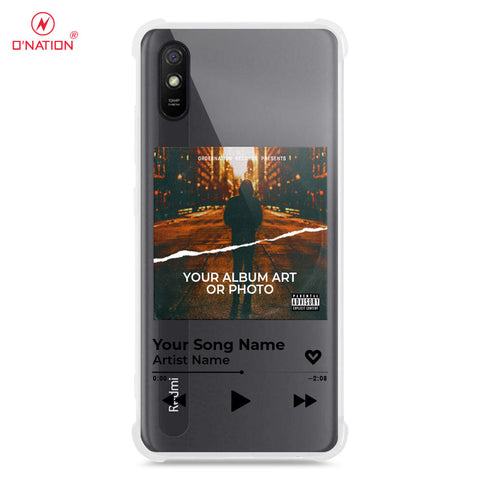 Xiaomi Redmi 9i Cover - Personalised Album Art Series - 4 Designs - Clear Phone Case - Soft Silicon Borders